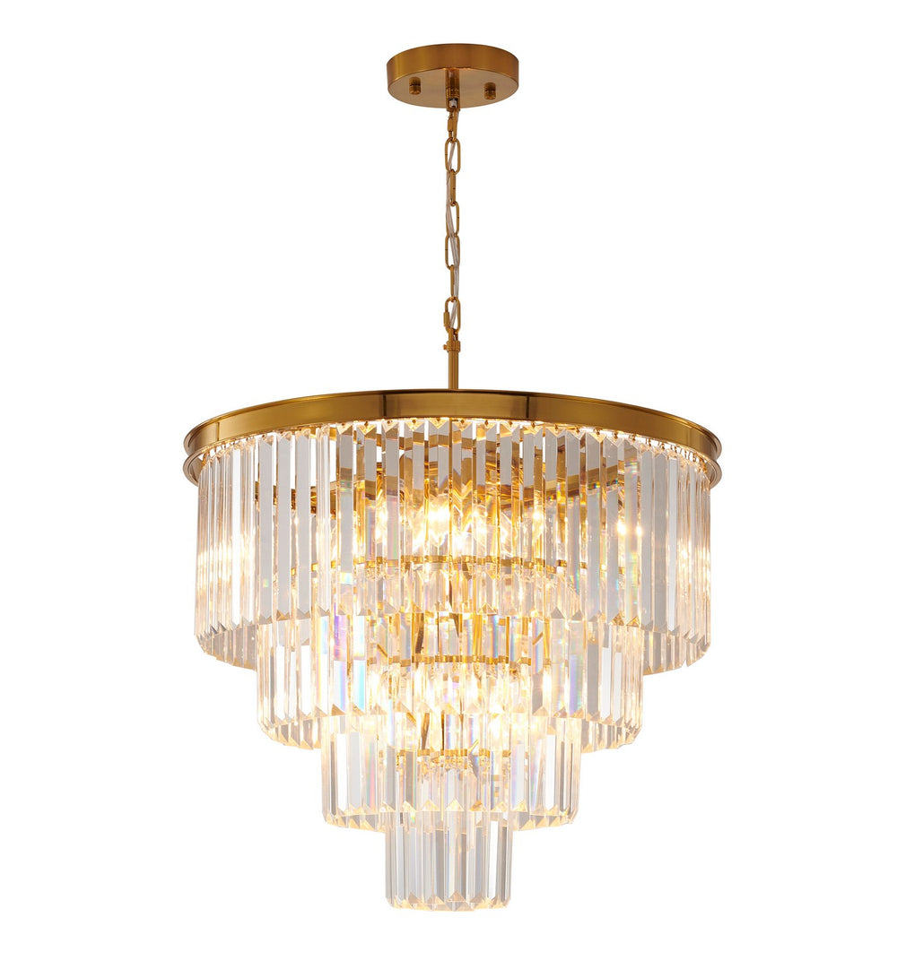 Bethel International Canada - 12 Light Chandelier - Gold- Union Lighting Luminaires Decor