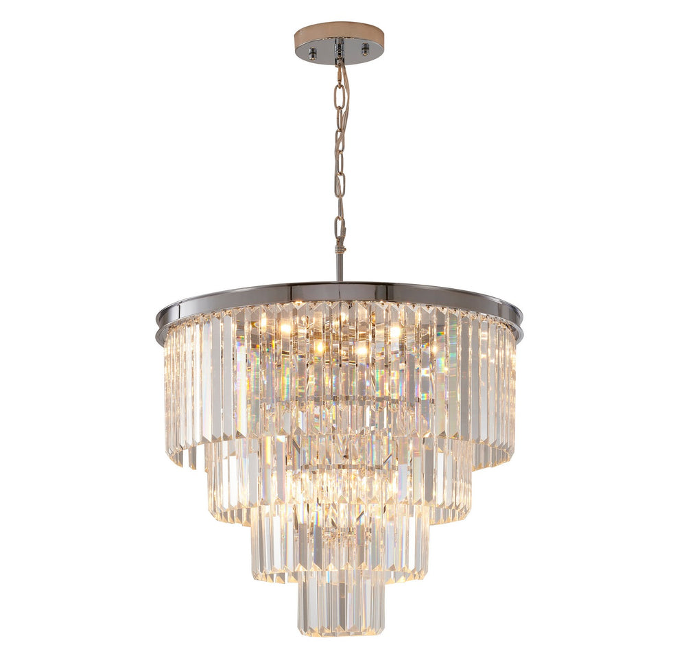 Bethel International Canada - 12 Light Chandelier - Chrome- Union Lighting Luminaires Decor