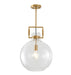 Bethel International Canada - One Light Pendant - Brass- Union Lighting Luminaires Decor