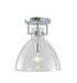 Bethel International Canada - One Light Semi Flush Mount - Chrome- Union Lighting Luminaires Decor