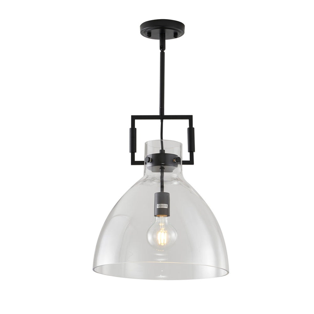 Bethel International Canada - One Light Pendant - Black- Union Lighting Luminaires Decor