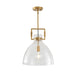 Bethel International Canada - One Light Pendant - Gold- Union Lighting Luminaires Decor