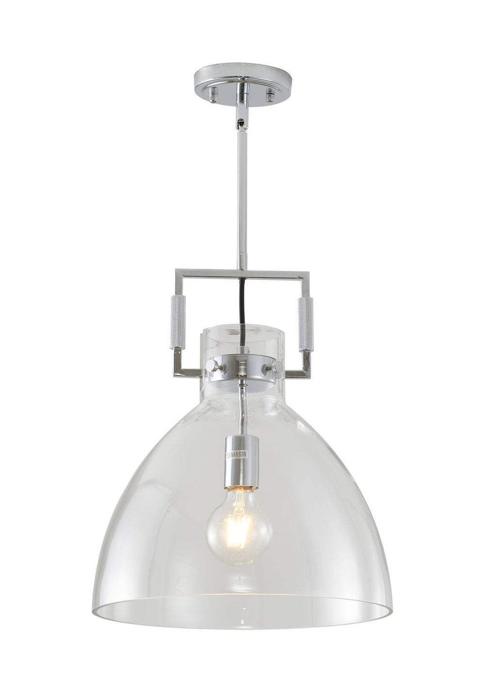 Bethel International Canada - One Light Pendant - Chrome- Union Lighting Luminaires Decor