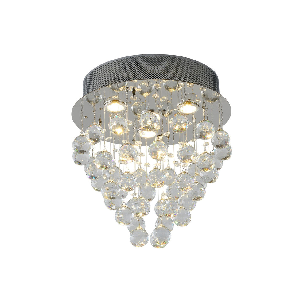 Bethel International Canada - Four Light Semi Flush Mount - Chrome- Union Lighting Luminaires Decor