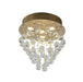 Bethel International Canada - Four Light Semi Flush Mount - Gold- Union Lighting Luminaires Decor
