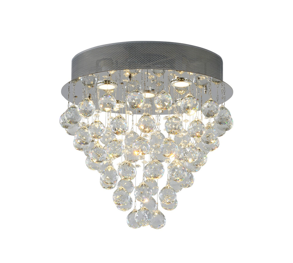 Bethel International Canada - Six Light Semi Flush Mount - Chrome- Union Lighting Luminaires Decor