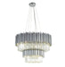 Bethel International Canada - 12 Light Chandelier - Satin Nickel- Union Lighting Luminaires Decor