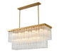 Bethel International Canada - 14 Light Chandelier - Satin Brass- Union Lighting Luminaires Decor
