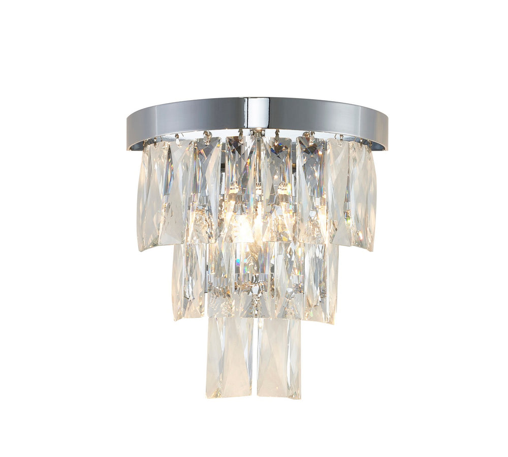Bethel International Canada - One Light Wall Sconce - Chrome- Union Lighting Luminaires Decor