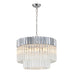 Bethel International Canada - Eight Light Chandelier - Chrome- Union Lighting Luminaires Decor