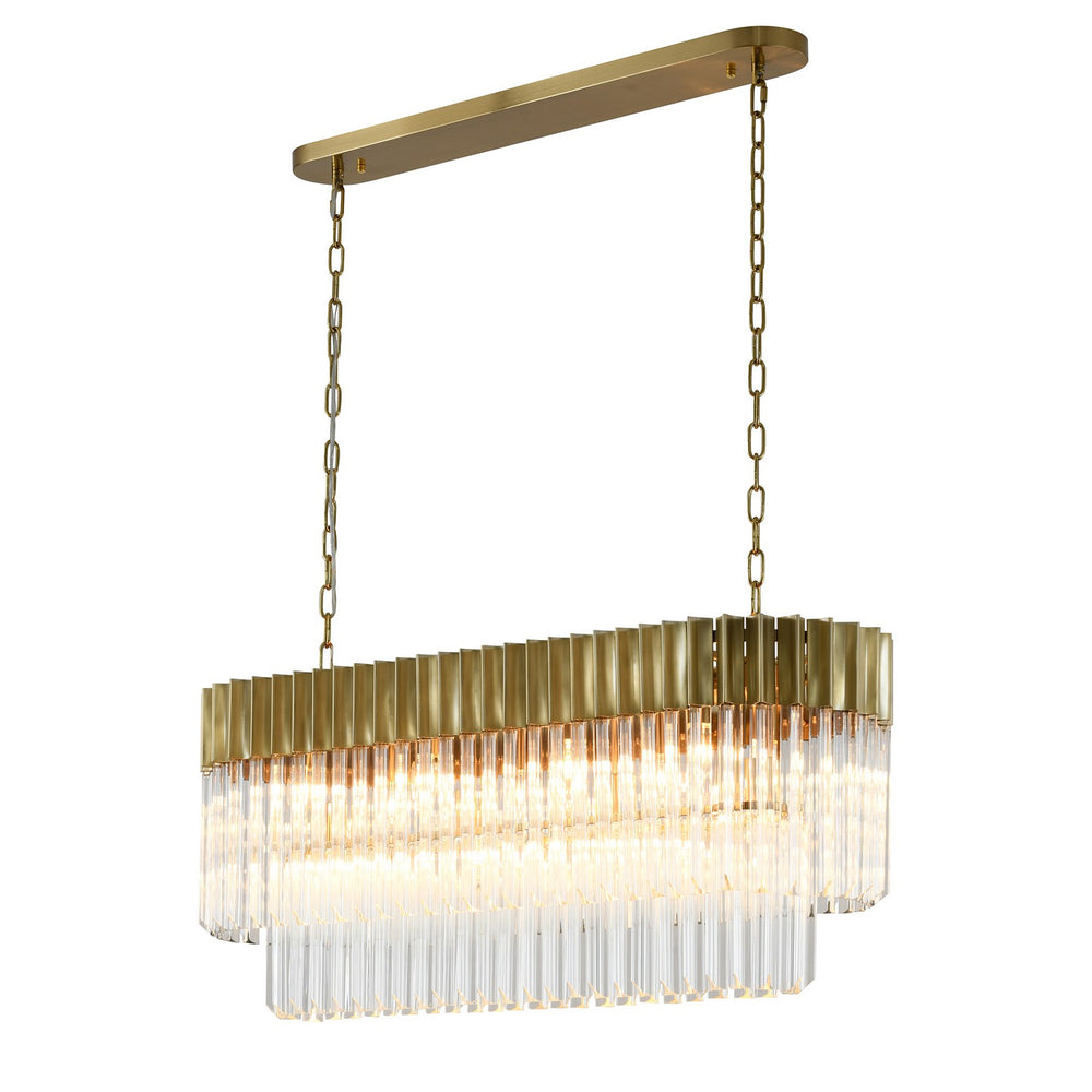 Bethel International Canada - 12 Light Chandelier - Brass- Union Lighting Luminaires Decor