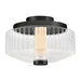 Fredrick Ramond Canada - LED Flush Mount - Reign - Black- Union Lighting Luminaires Decor