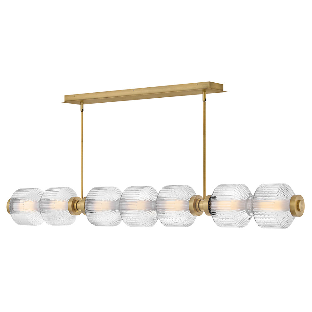 Fredrick Ramond Canada - LED Linear - Reign - Lacquered Brass- Union Lighting Luminaires Decor
