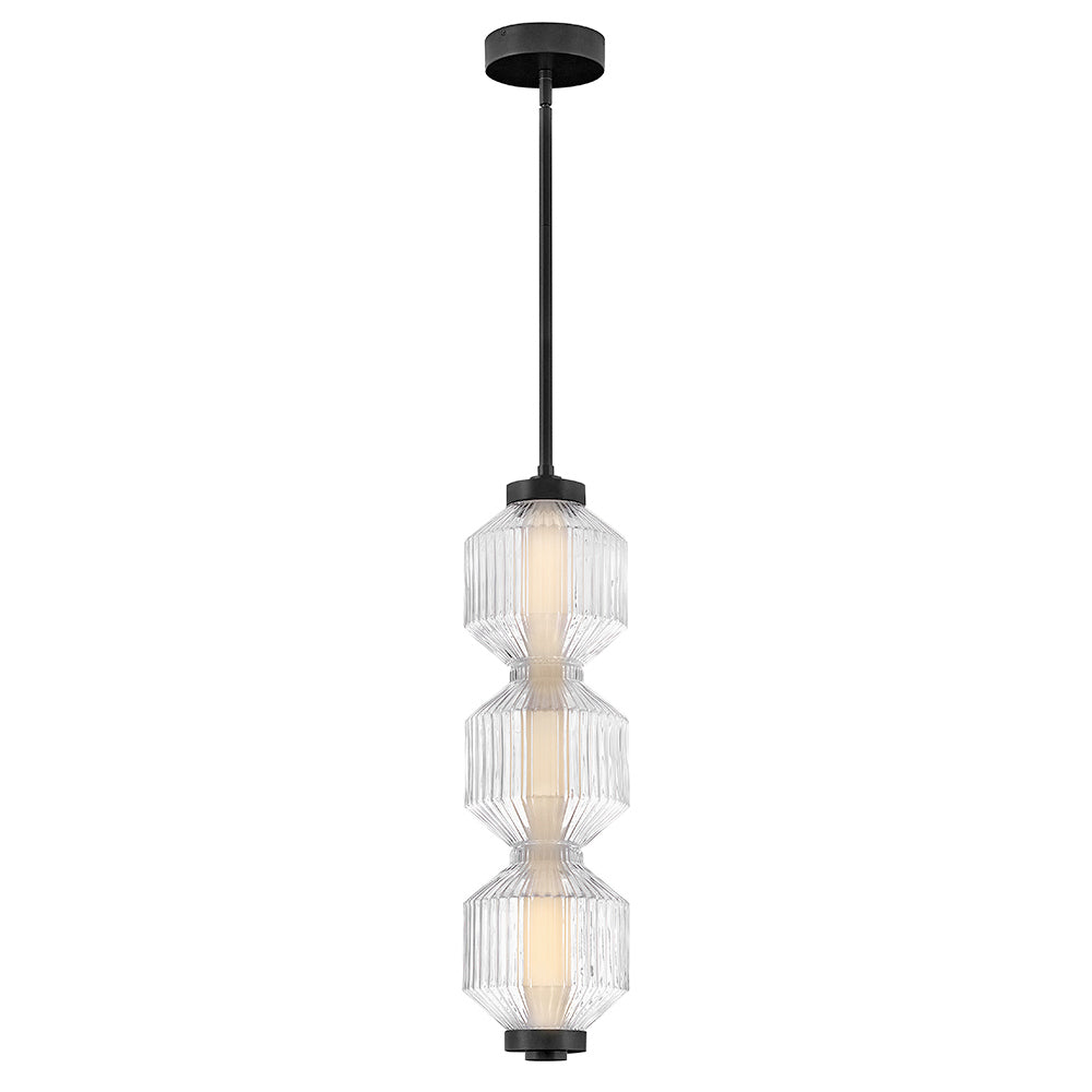 Fredrick Ramond Canada - LED Convertible Pendant - Reign - Black- Union Lighting Luminaires Decor