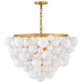 Fredrick Ramond Canada - LED Chandelier - Marabel - Distressed Brass- Union Lighting Luminaires Decor