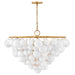 Fredrick Ramond Canada - LED Chandelier - Marabel - Distressed Brass- Union Lighting Luminaires Decor