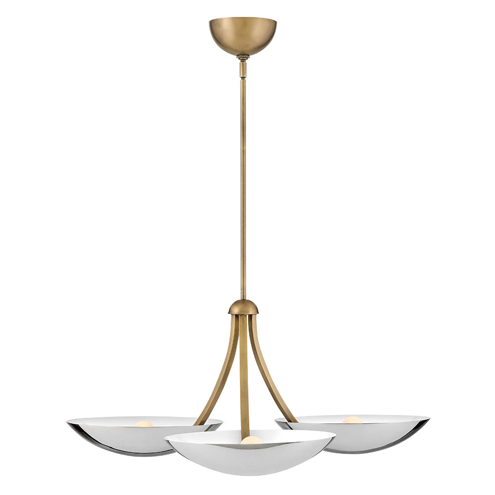 Fredrick Ramond Canada - LED Chandelier - Glenn - Heritage Brass- Union Lighting Luminaires Decor