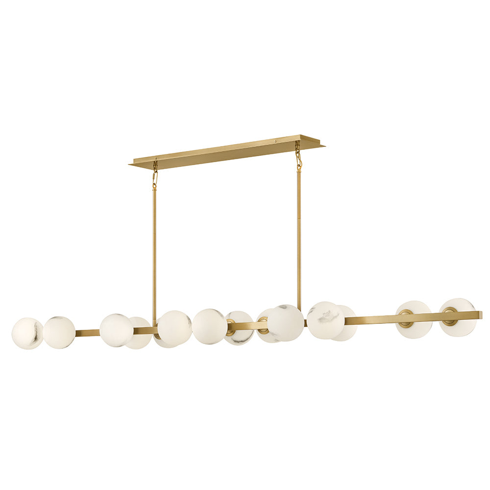 Fredrick Ramond Canada - LED Linear - Selene - Lacquered Brass- Union Lighting Luminaires Decor