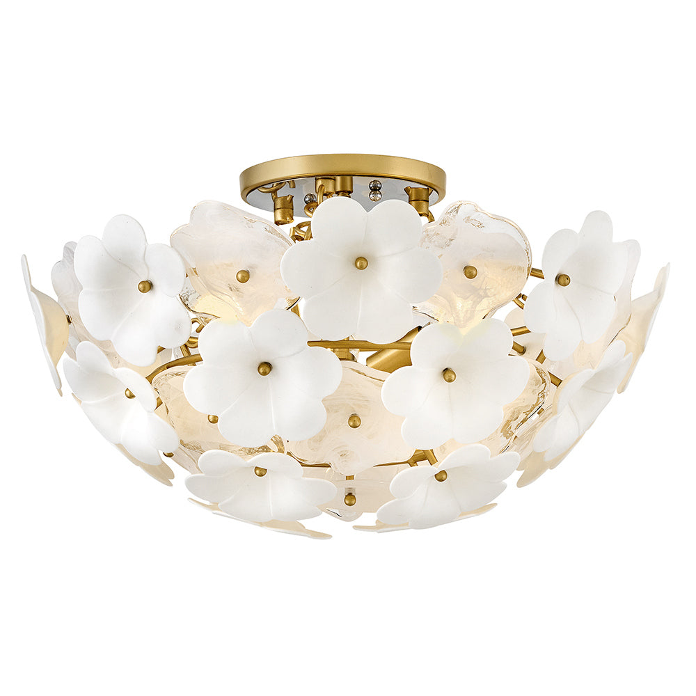 Fredrick Ramond Canada - LED Semi-Flush Mount - Marianne - Deluxe Gold- Union Lighting Luminaires Decor