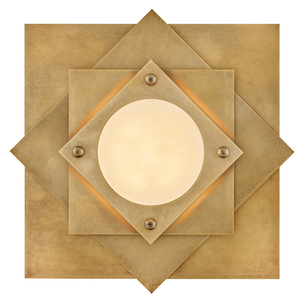 Fredrick Ramond Canada - LED Flush Mount - Claude - Heritage Brass- Union Lighting Luminaires Decor