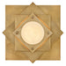 Fredrick Ramond Canada - LED Flush Mount - Claude - Heritage Brass- Union Lighting Luminaires Decor