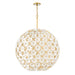 Fredrick Ramond Canada - LED Chandelier - Marianne - Deluxe Gold- Union Lighting Luminaires Decor