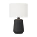 Visual Comfort Studio Canada - One Light Table Lamp - Panola - Rough Black Ceramic- Union Lighting Luminaires Decor