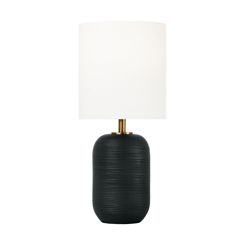 Visual Comfort Studio Canada - One Light Table Lamp - Fanny - Rough Black Ceramic- Union Lighting Luminaires Decor