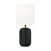 Visual Comfort Studio Canada - One Light Table Lamp - Fanny - Rough Black Ceramic- Union Lighting Luminaires Decor