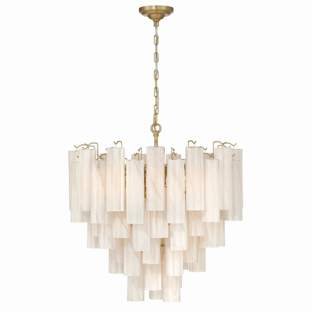 Artcraft Canada - 16 Light Chandelier - Sophia - Brushed Brass- Union Lighting Luminaires Decor