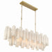 Artcraft Canada - 16 Light Island Pendant - Sophia - Brushed Brass- Union Lighting Luminaires Decor
