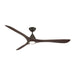 Modern Forms Fans Canada - 72" Ceiling Fan - Carve - Bronze/Dark Walnut- Union Lighting Luminaires Decor