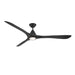 Modern Forms Fans Canada - 72" Ceiling Fan - Carve - Matte Black- Union Lighting Luminaires Decor