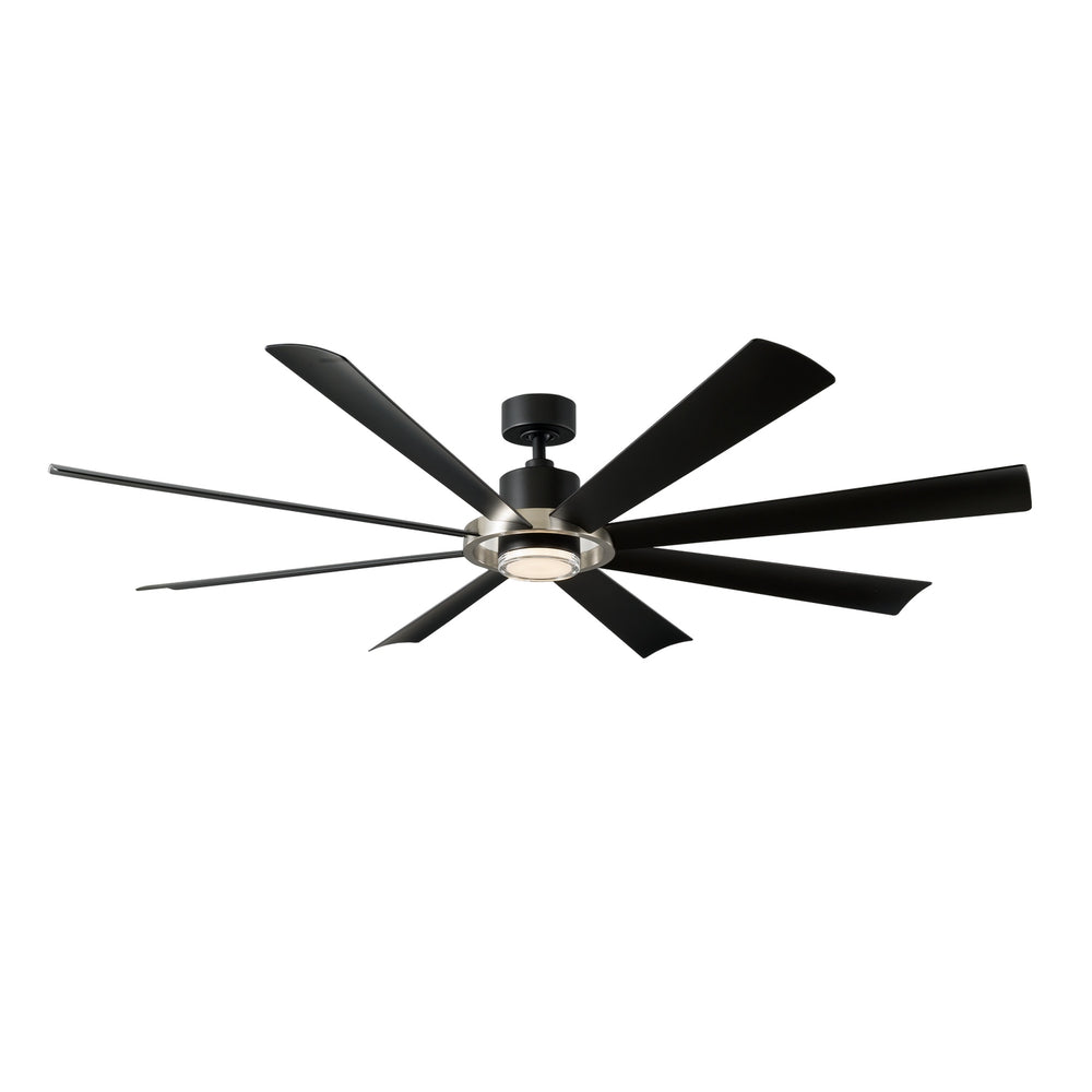 Modern Forms Fans Canada - 72" Ceiling Fan - Aura - Brushed Nickel/Matte Black- Union Lighting Luminaires Decor