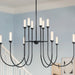 Kichler Canada - LED Chandelier - Moraine - Black- Union Lighting Luminaires Decor
