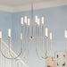 Kichler Canada - LED Chandelier - Moraine - Polished Nickel- Union Lighting Luminaires Decor