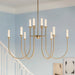 Kichler Canada - LED Chandelier - Moraine - Champagne Bronze- Union Lighting Luminaires Decor