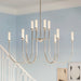 Kichler Canada - LED Chandelier - Moraine - Polished Nickel- Union Lighting Luminaires Decor
