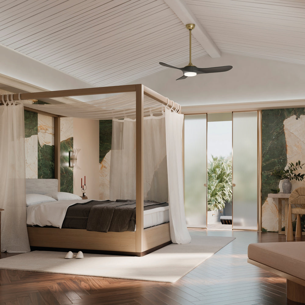 Kichler Canada - 52"Ceiling Fan - Mylo - Champagne Bronze- Union Lighting Luminaires Decor