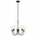 Kichler Canada - Five Light Chandelier - Jolie - Black- Union Lighting Luminaires Decor