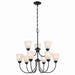 Kichler Canada - Nine Light Chandelier - Jolie - Black- Union Lighting Luminaires Decor