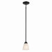 Kichler Canada - One Light Mini Pendant - Jolie - Black- Union Lighting Luminaires Decor
