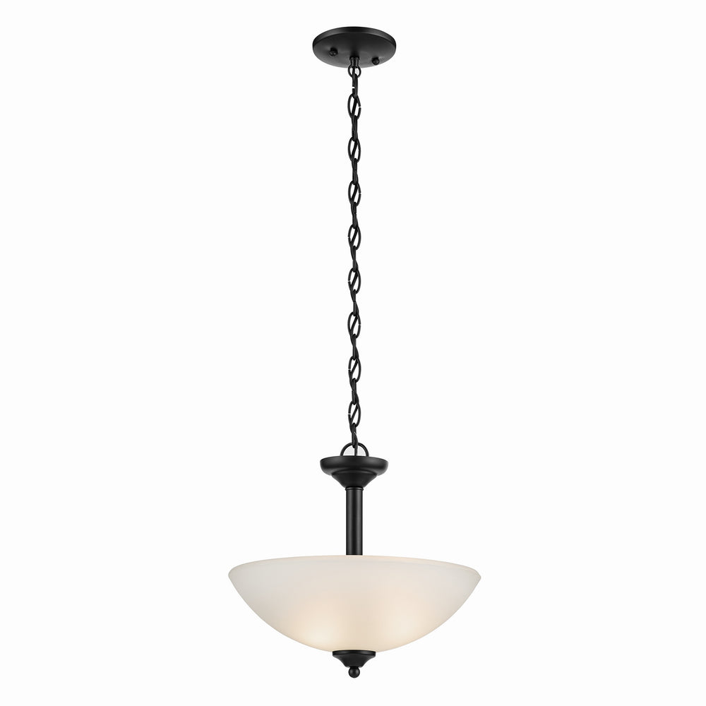 Kichler Canada - Two Light Pendant/Semi Flush - Jolie - Black- Union Lighting Luminaires Decor