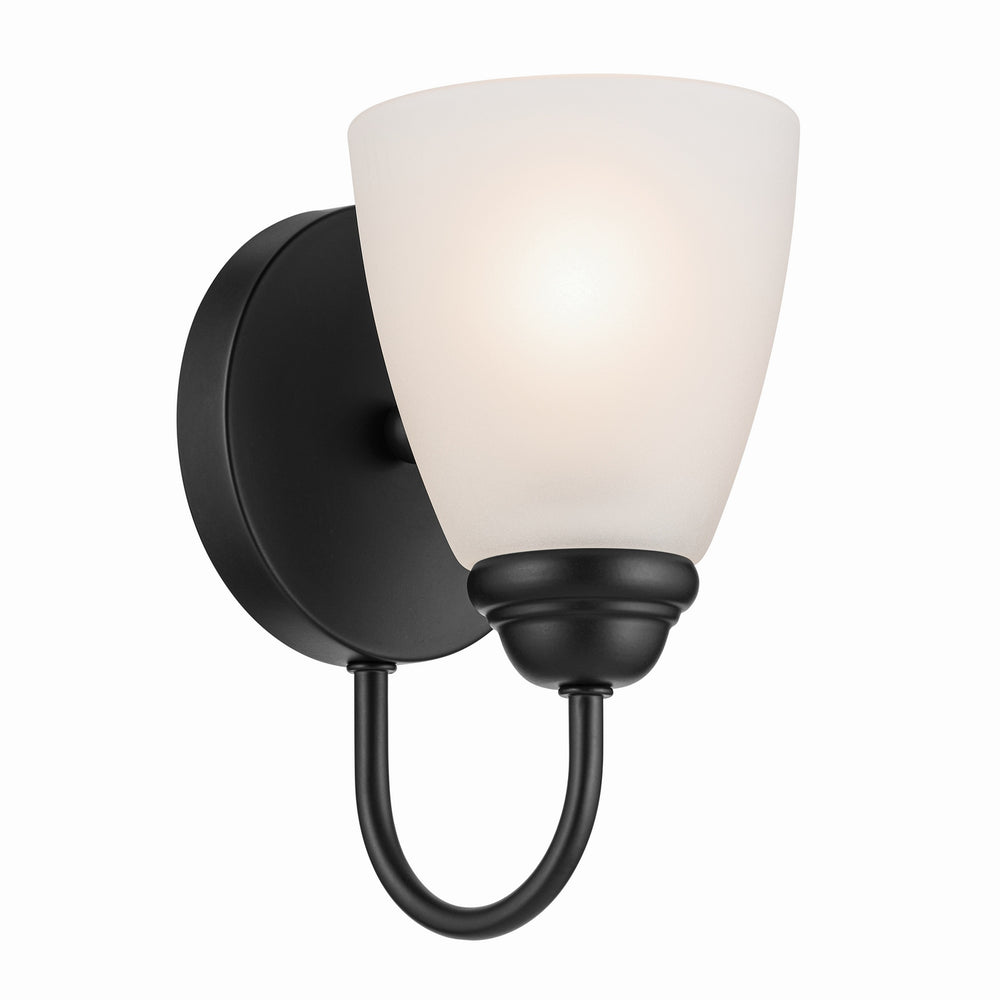 Kichler Canada - One Light Wall Sconce - Jolie - Black- Union Lighting Luminaires Decor