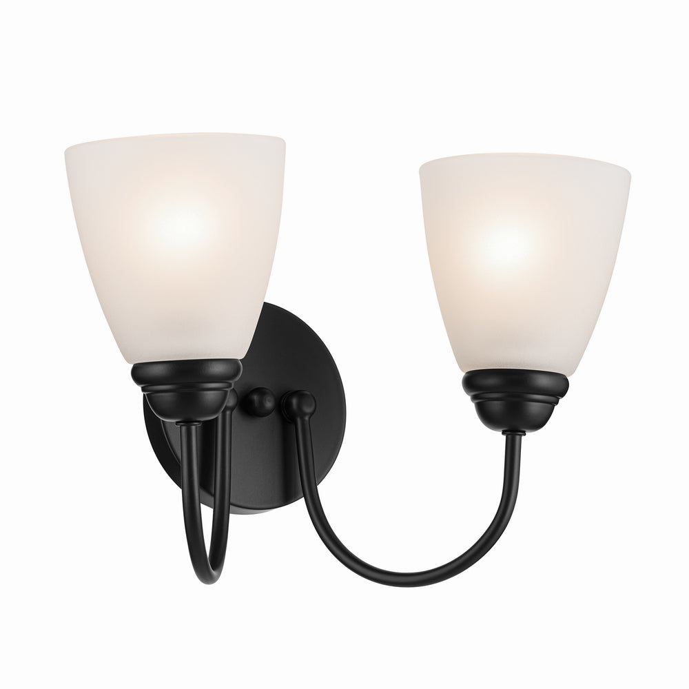 Kichler Canada - Two Light Bath - Jolie - Black- Union Lighting Luminaires Decor