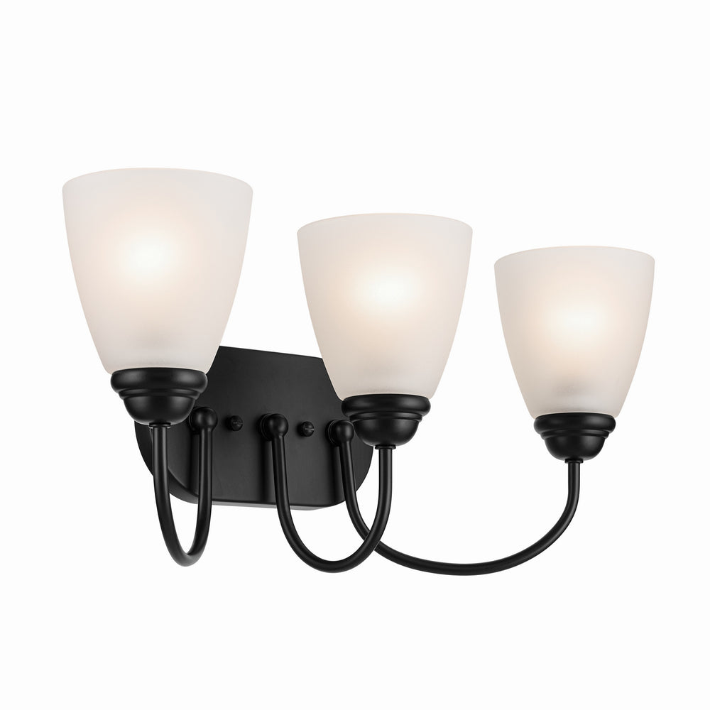 Kichler Canada - Three Light Bath - Jolie - Black- Union Lighting Luminaires Decor