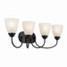 Kichler Canada - Four Light Bath - Jolie - Black- Union Lighting Luminaires Decor