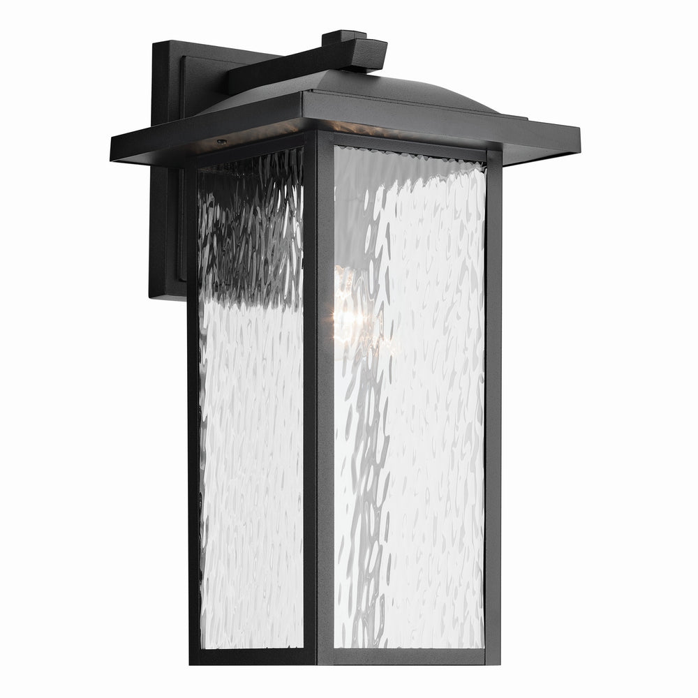 Kichler Canada - One Light Outdoor Wall Mount - Capanna - Textured Black- Union Lighting Luminaires Decor