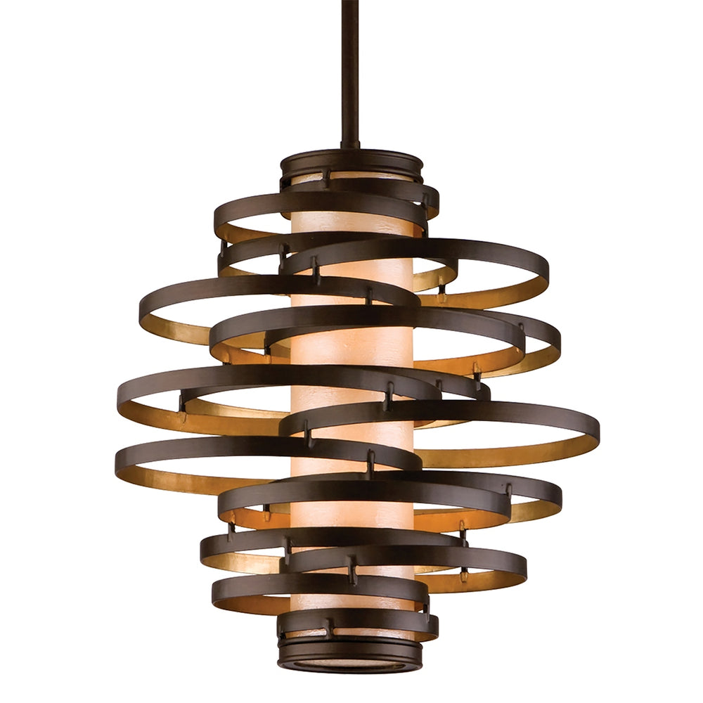 Corbett Lighting Canada - Two Light Pendant - Vertigo - Bronze Leaf- Union Lighting Luminaires Decor