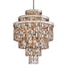 Corbett Lighting Canada - 13 Light Chandelier - Dolcetti - Champagne Leaf- Union Lighting Luminaires Decor